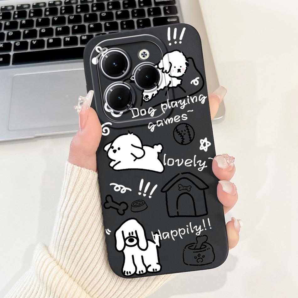For Infinix Hot 40 Pro Case Hot 40 40i 40Pro Hot40 Hot40i Cute Panda Rabbit Cartoon Soft Silicone Shockproof Phone Cases