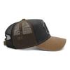 New Era Cap 9FORTY Trucker Mesh Adjustable Strap 15372635 New York Yankees Black Brown A-Frame Two-Tone Women's Men's