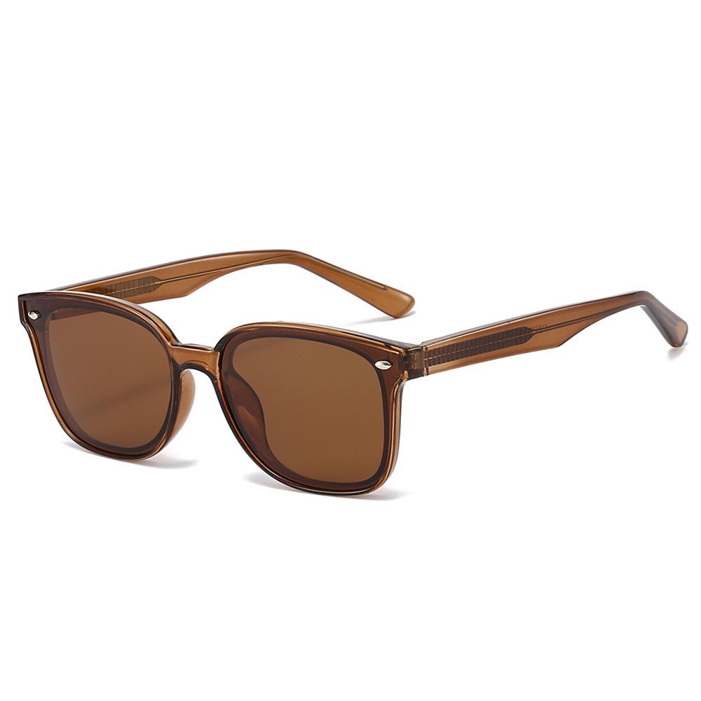 Retro Square Polarized Sunglasses Men Unisex Brand Designer Stainless Steel Core for Driving Fishing Sun Shades