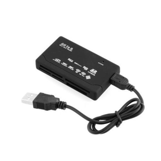 Alt i 1 kortleseradapter SD TF CF MS Micro (M2) USB 2.0-kort Muti-kort
