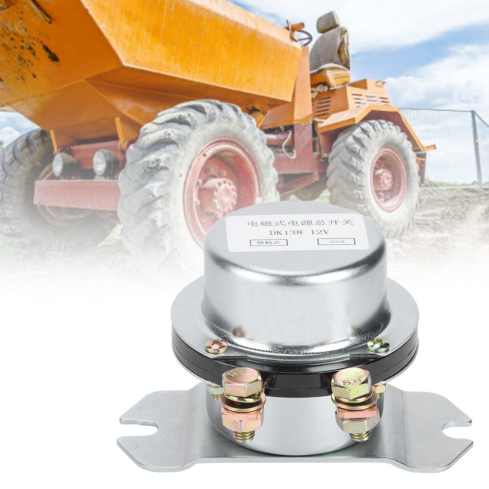 12V 300A Car Total Power Switch Relay DK138 Excavator Relay for Construction Machinery Vehicles