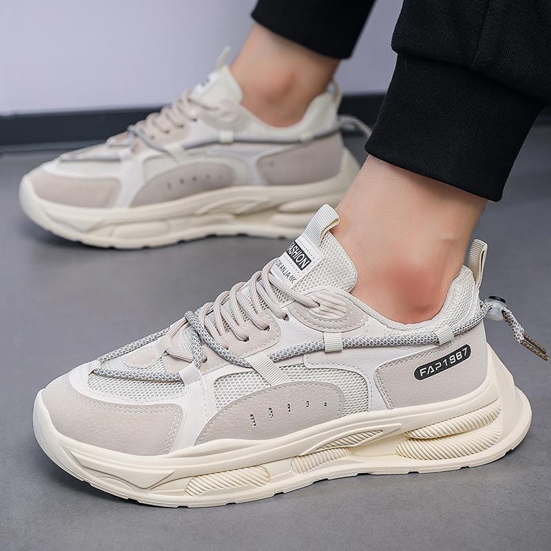 New Men's Sneakers Casual Shoes Comfortable Lightweight Anti Slip  Wear Resistant  Versatile  Fashionable Board Shoes