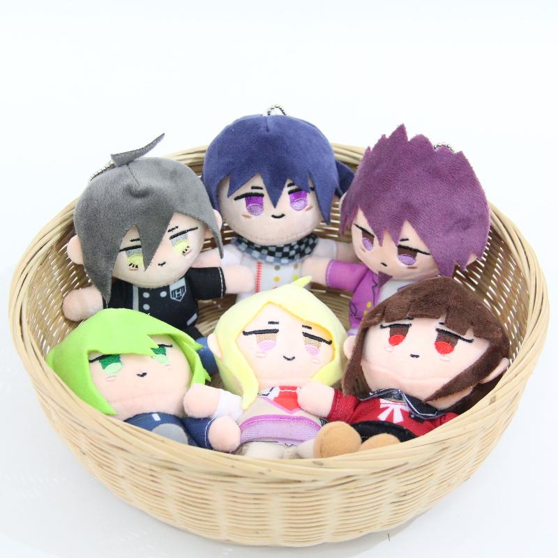 Anime Danganronpa Plush Toys Pendant V3 Dangan Ronpa Komaeda Nagito Hinata Hajime Enoshima Junko Plushie Doll Key Chains Gifts