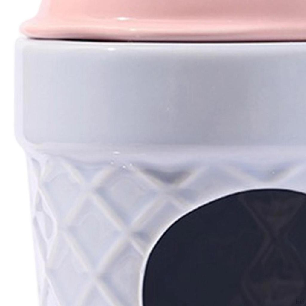 Ceramic Hamster Nest Habitats, Indoor Summer Decorative Hut House Pet Hideout for Dwarf