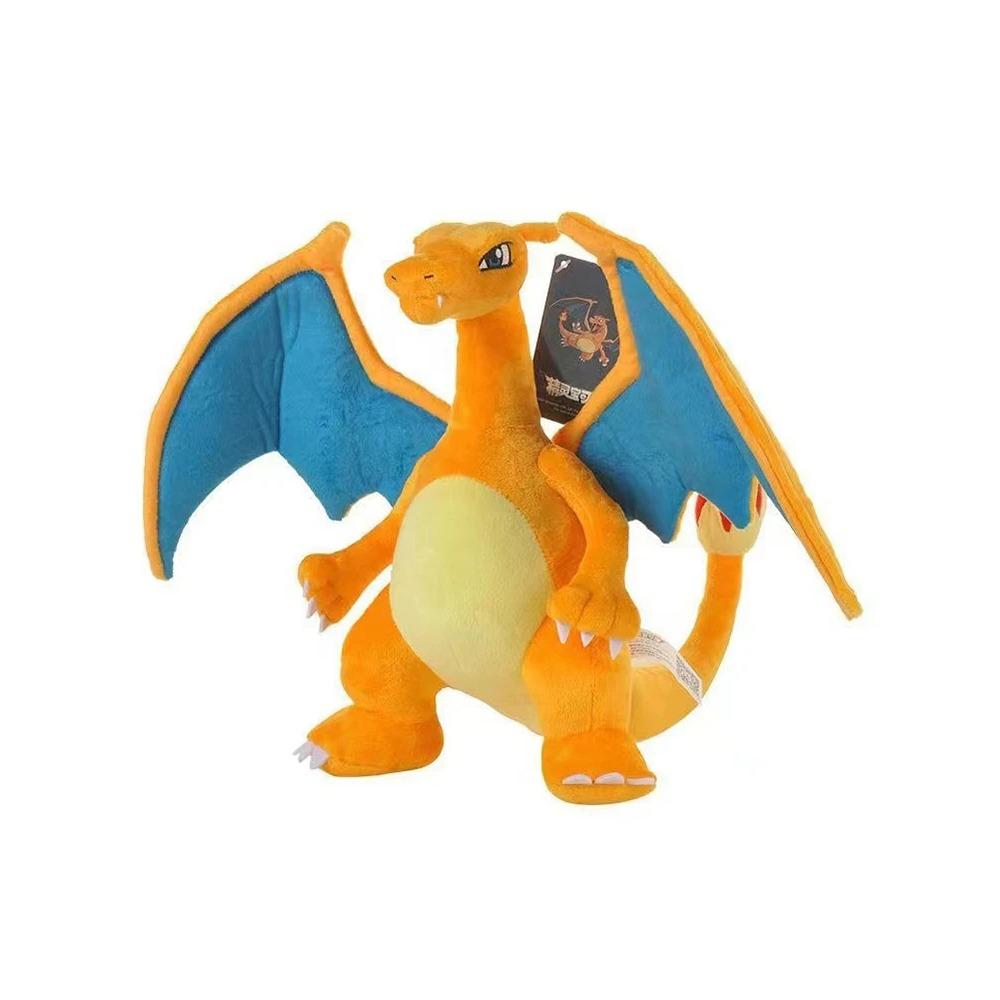 25CM Charizard Plush Toys Pokemon Fire Type Dragon Anime Soft Stuffed Animal Peluche Doll Toys Gifts
