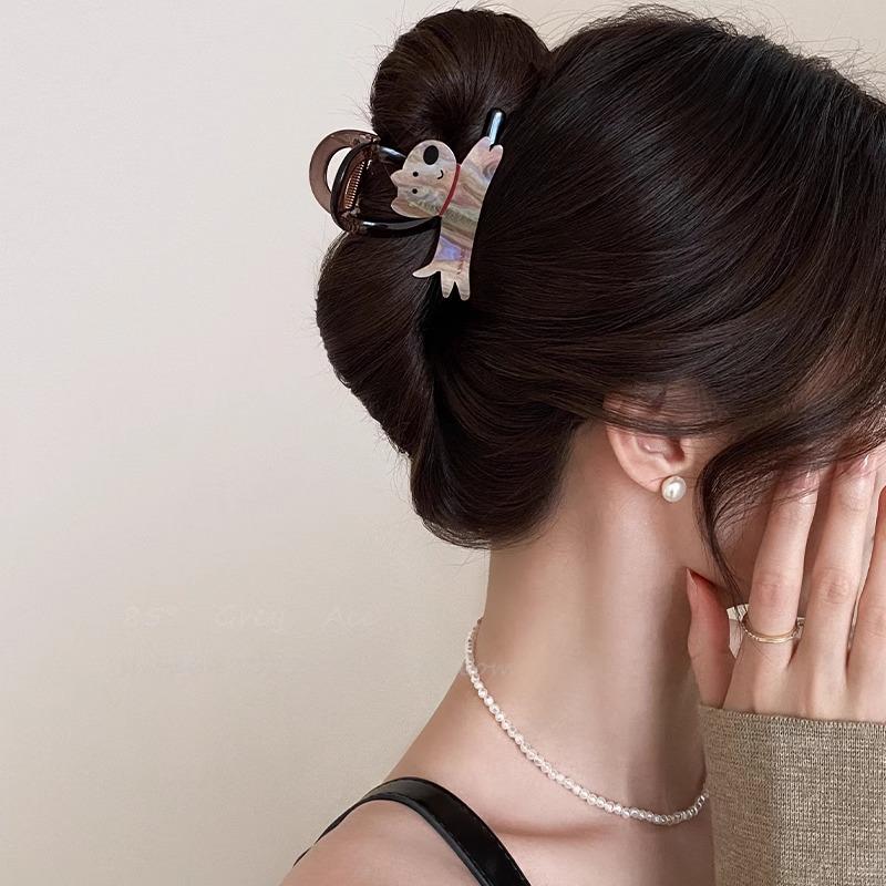 Cute and Fun Dog Claw Clip Shark Clip Hair ClipBack of The Head Updo Hair Accessory