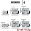 2D FLAT PRINTING 2pcs Curtains (Without Rod) Floral Bull Skull Design Popular Fashionable Curtains Versatile Durable Polyester