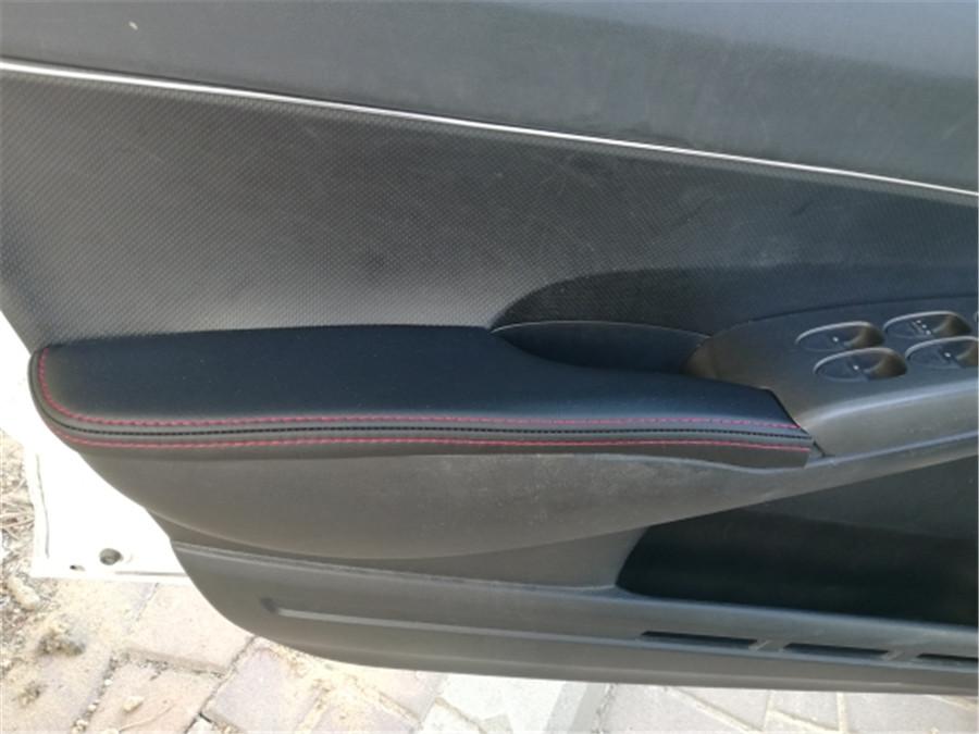 Door Panel Armrest Leather Cover Protection For Honda Civic 8th Gen 2006-2011