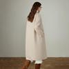 Chuyu Women's 2025 Winter Luxury Camel Wool Blend Long Overcoat