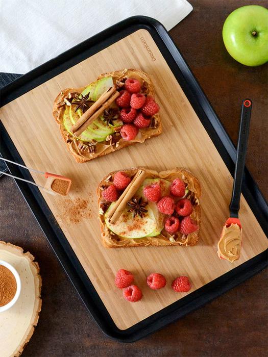 Dreamfarm Pledge Double-Sided Cutting Board S (Bamboo) S