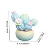 Artificial Pot Plants Table Heartpiece Bonsai Decoration Car Inner Schmewit Harz Statue