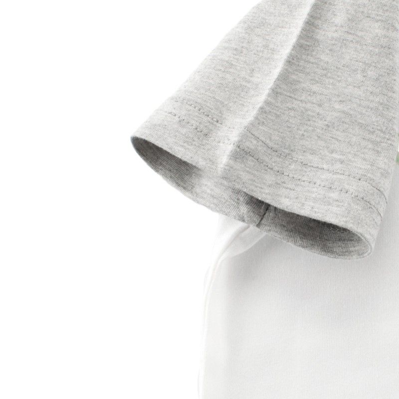 27Kids Summer Children's Clothing Boys' Short-Sleeved T-Shirts Kidsren's Dinosaur Tops Boys' Pure Cotton Raglan Sleeve Clothes