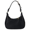 GUCCI Aphrodite Leather New Moon Shoulder Bag, Handbag, Shoulder Bag Small Womens Black