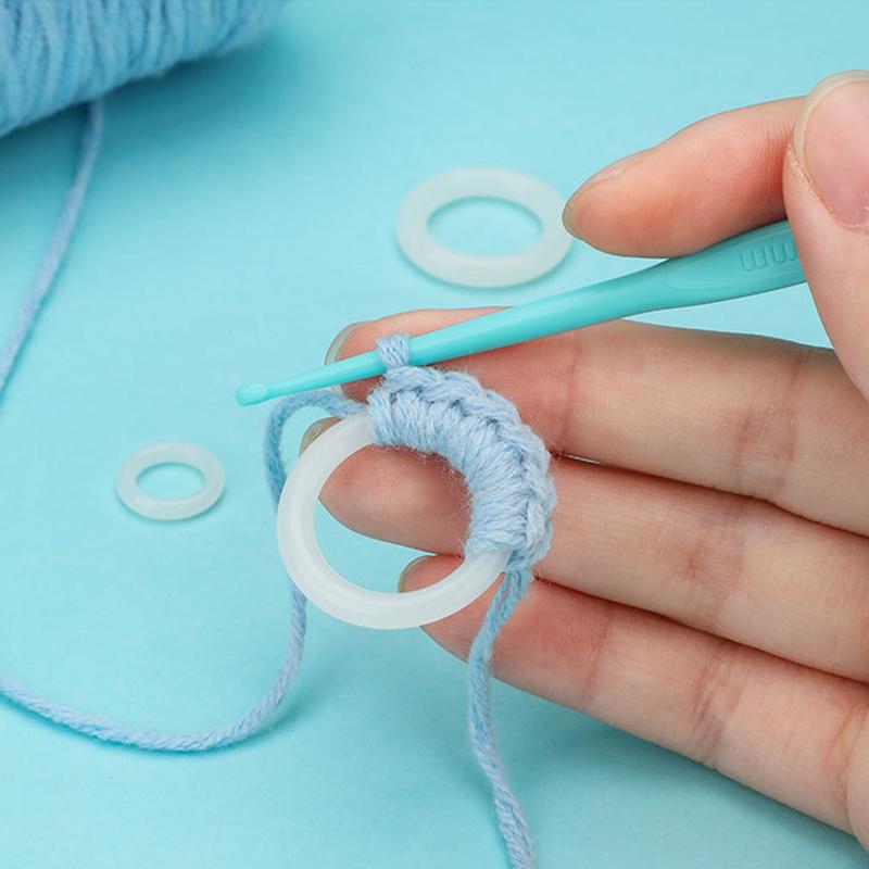 1 Pack Of Diy Crochet Ring Circle Hook Craft Accessories Handbag Plastic Ring Hook 12.7Mm-50Mm Sewing Plastic Ring