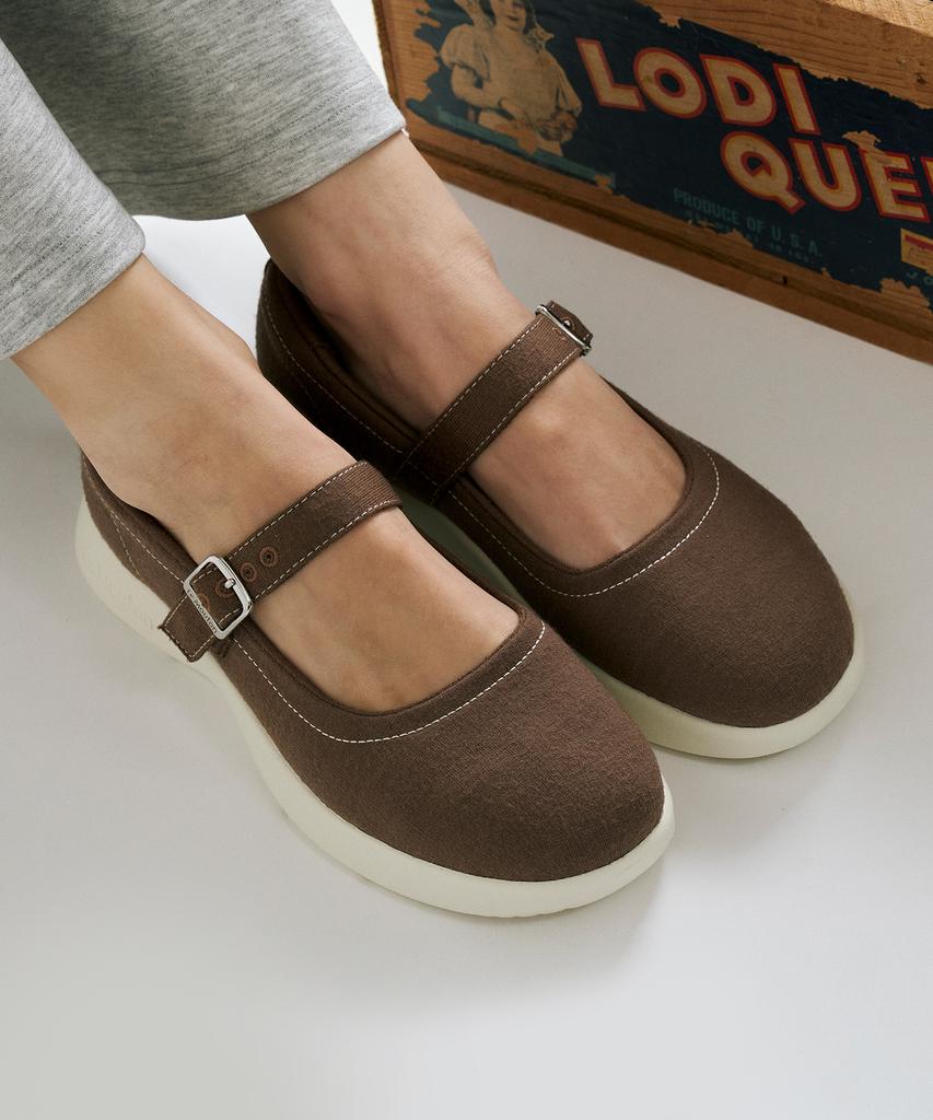 Lemouton Let'S Comfortable Merino Wool Mary Jane Sneakers (Type A)