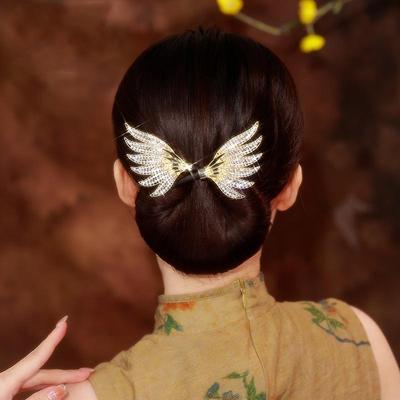 2024 Twister per capelli Ala Doppia Dorata: Elegante Molletta per Capelli e Crea Chignon per uno Styling Senza Sforzo