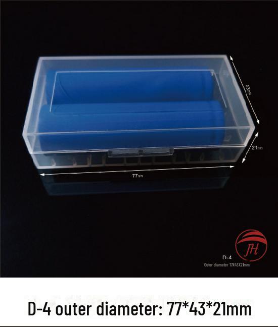 Wasserdicht, feuchtigkeitsbeständig, sturzsichere PP-Kunststoff-Batterie-Aufbewahrungsbox für Nr. 5, Nr. 7. 18650 Batterien.