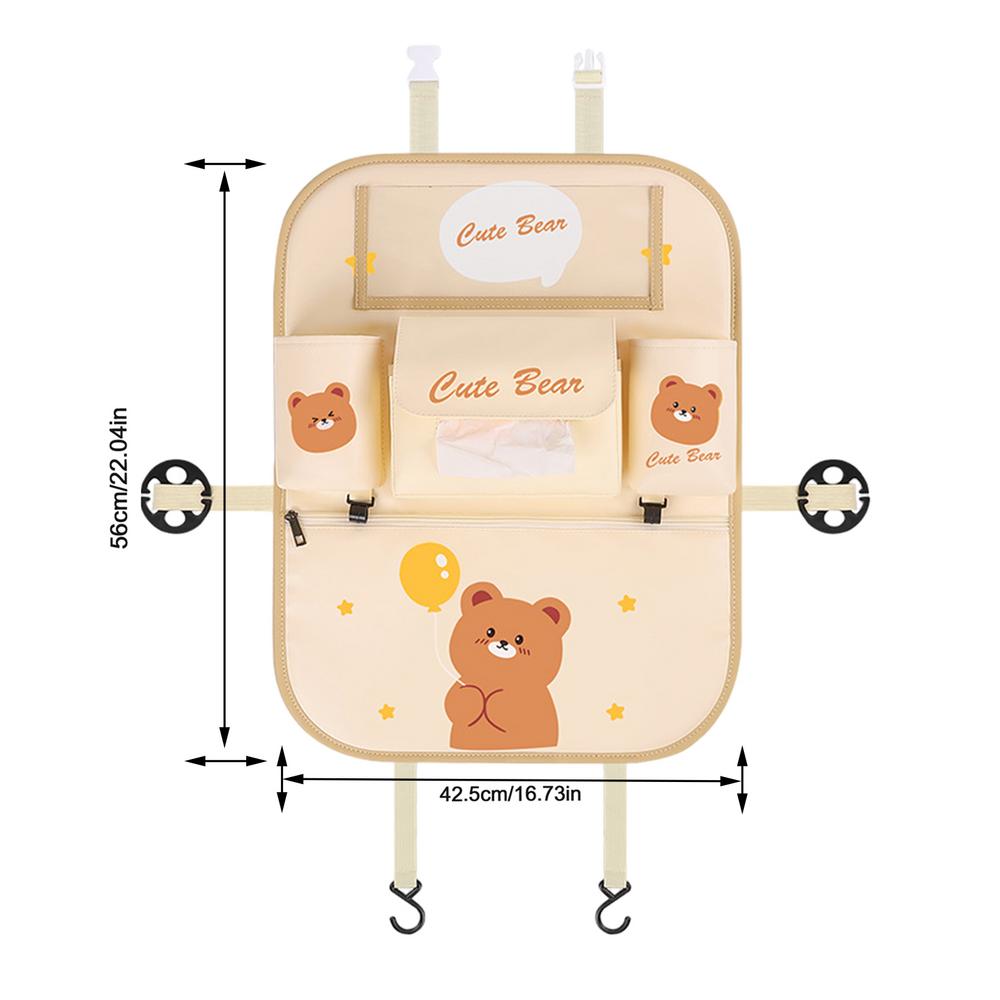 Car Storage Pocket Document Toy Storage Hang Bags Vehicle Seat Storage Hanging Bag Car Decorations Accessories