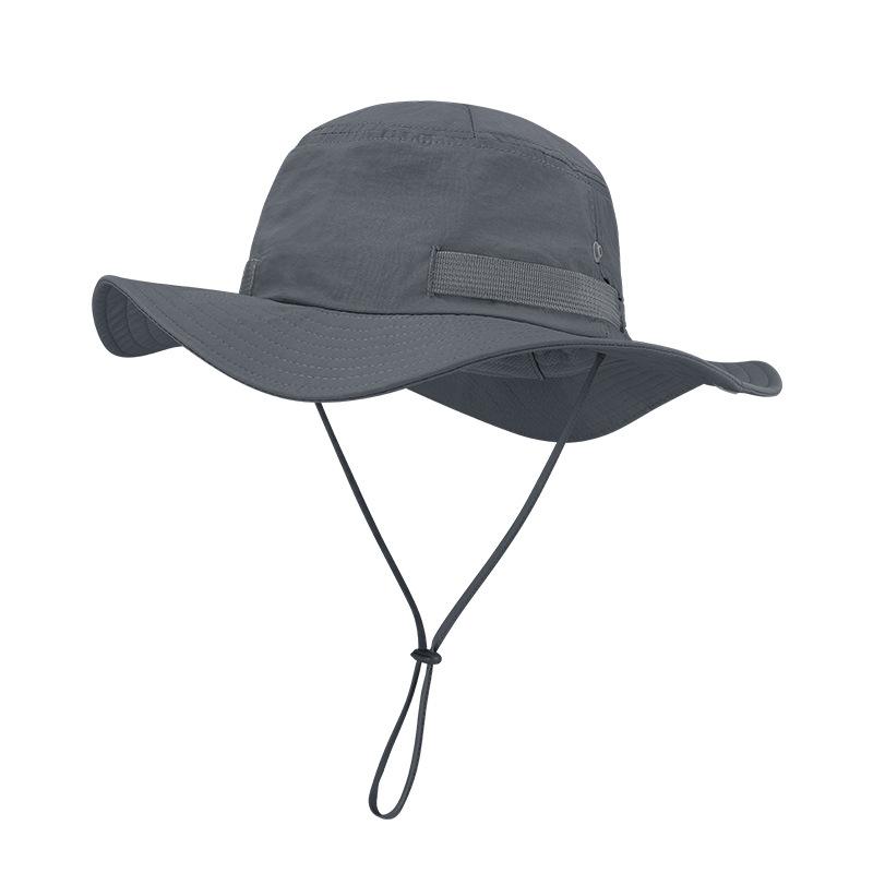 Summer Sun Protection Hat UV Protection Sun Hat Ultra Lightweight Men's Bucket Hat Webbing Adjustment Fishing Hat