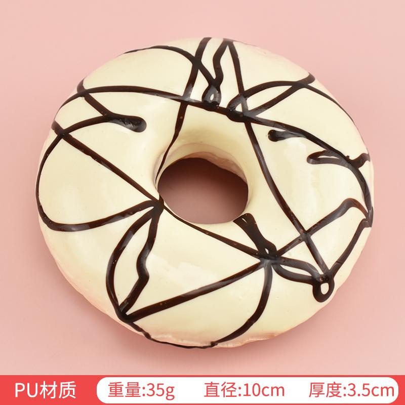 10cm Simulation Donuts Bread Stress Relief Fake Bread Cake Home Decor Display Wedding Sweet Decortions Photography Props 1Pc