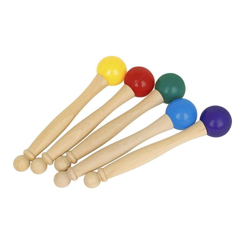 Rubber Singing Bowl Mallet with Wood Handle for Crystal Quartz or Tibetan Sound Healing Yoga Meditation Singing Bowls