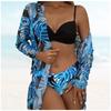 Exotic swimsuit, two-piece swimsuit, push-up thong, size L.