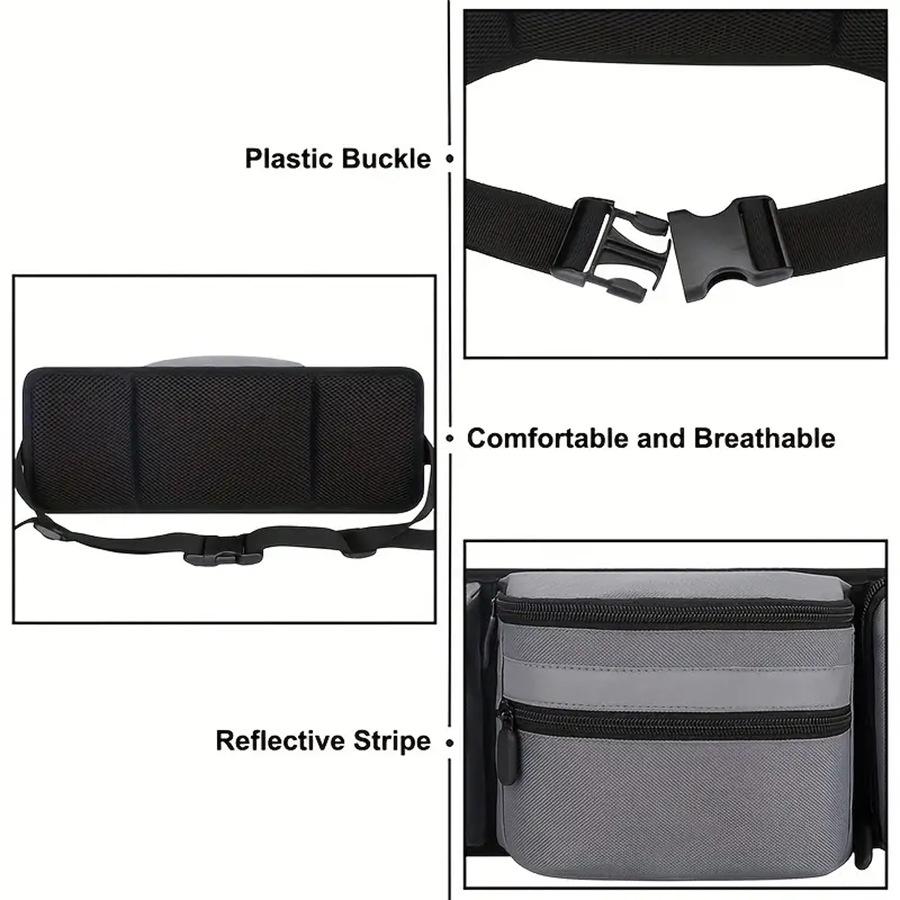 Multifunctional Outdoor Pet Training Waist Bag Cat And Dog Snack Bag Dog Walking Running Training Accessory