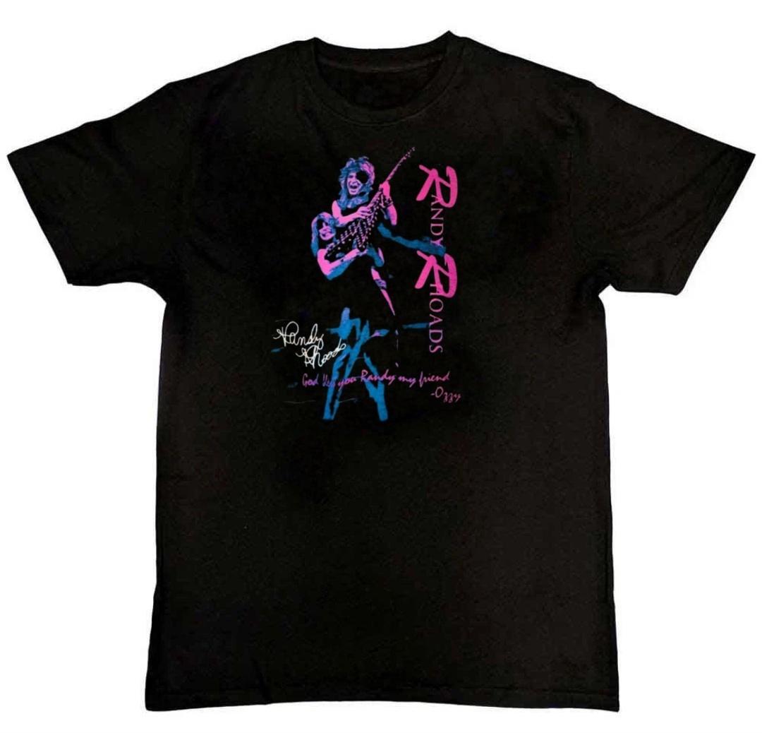 New Randy Rhoads Graphic Print Mens T-Shirt L