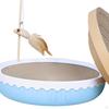 Cat Scratch Bowl Scratching Board Toys Round Indoor Training Sleeping Bed Non-slip