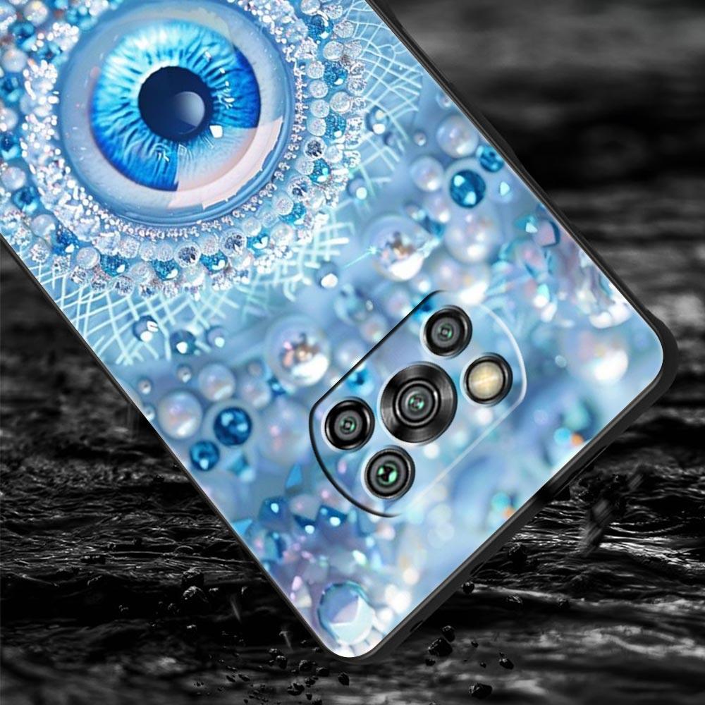 Fashion Eyelashes Eyes Phone Case Cover for Xiaomi Poco F7 Ultra F6 F5 F4 F3 X6 X5 X4 X3 NFC C51 C55 M4 GT 5G Soft TPU Shell