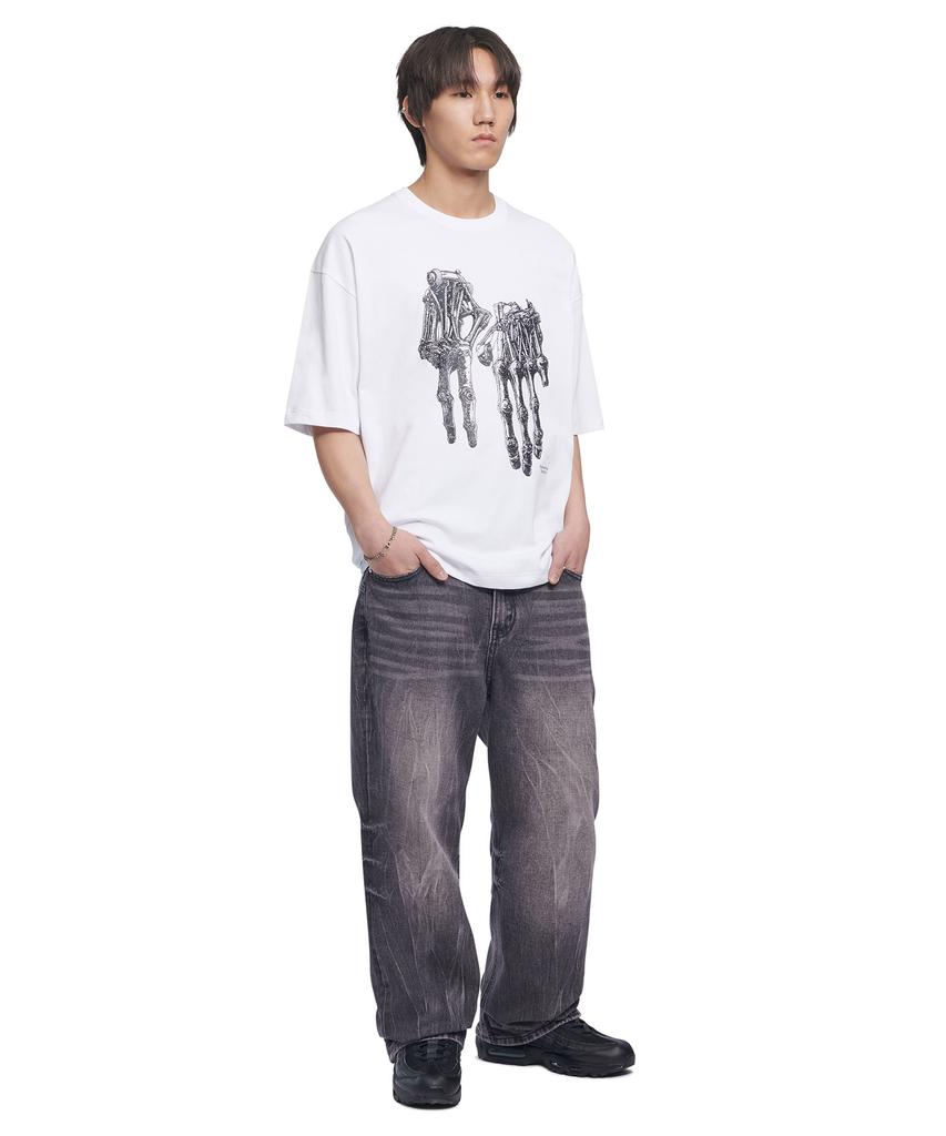 Nomaenyueol Robotic Hand Nm T-Shirt - White