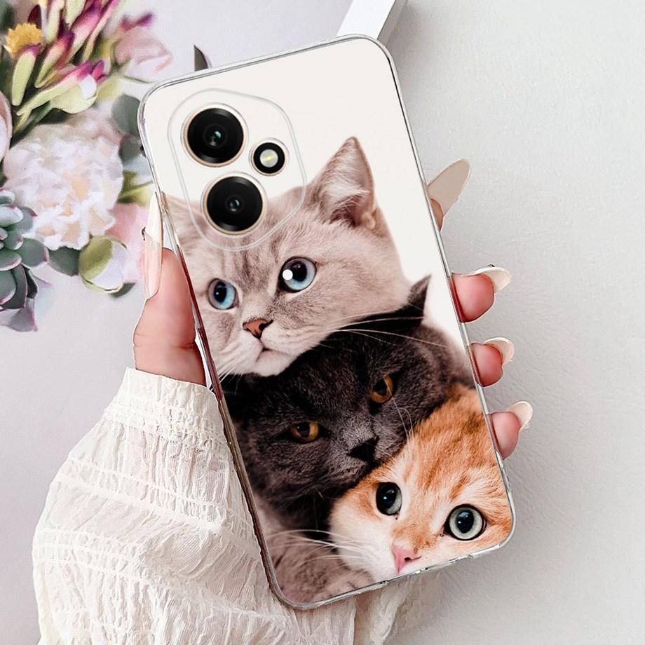 For Huawei Honor 400 400 Pro Case Dragon Love Heart Animals Pattern Back Cover Soft Silicone TPU Clear Bumper Camera Protection