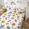 Queen Bonenjoy Size Fitted Bed Sheet With Elastic Band King Size Bed Cover Floral Style Sabanas Cama 150 Sheets No Pillowcase
