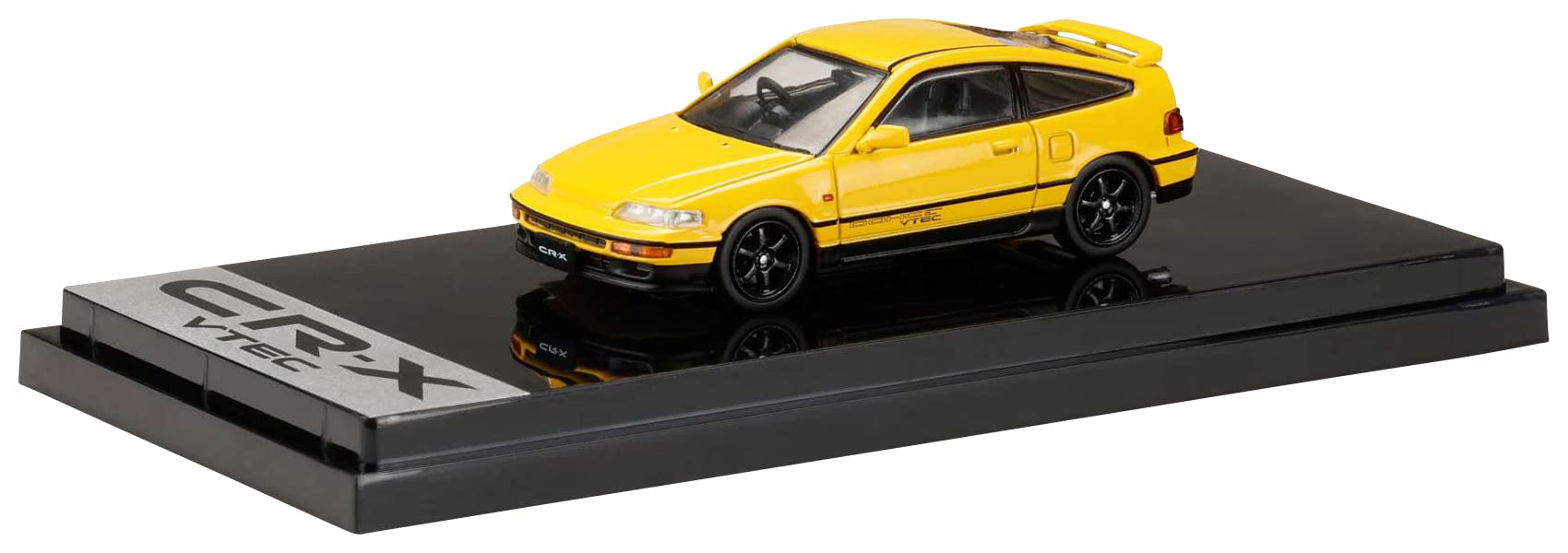 Hobby Japan Honda SiR JDM Style Yellow 1/64 CR-X (EF8)