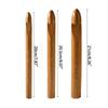 Large Wooden Crochet Needle Set for Super Chunky Yarn or Thick Fabric Strips top sale