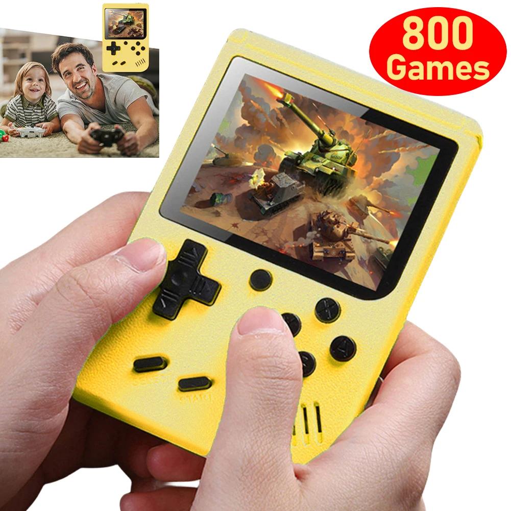 800 Games Handheld Video Game Console 3 Inch TFT Screen with 500/400 FC Classic Games Nostalgic Games Console for Kids and Adult