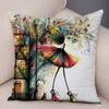 Nordic Style Geometric Women Cushion Cover Decor Cartoon Children Soft Plush Pillow Case 45X45Cm Pillowcase For Sofa Home Car