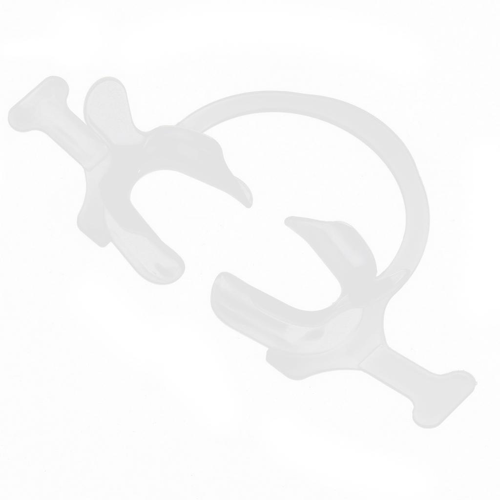 CShape Dental Cheek Lip Retractor Mouth Opener with Handle Dental Dentist Accessory(L )
