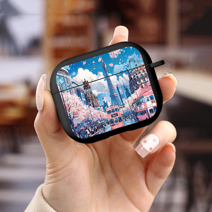 Sakura Town Earphone Cases Cover Case For Airpods Pro3 1 2 3 Pro2 4 Pro