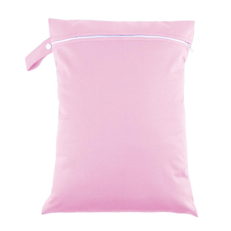 Waterproof Single Pocket Diaper Storage Bag - Portable and Washable Stroller Hanging Pouch