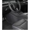 For Tesla Model 3 Highland Central Control Side Defense Kick Pad Nappa Leather Model Y 2023 Right Rudder Protective Foot Pad