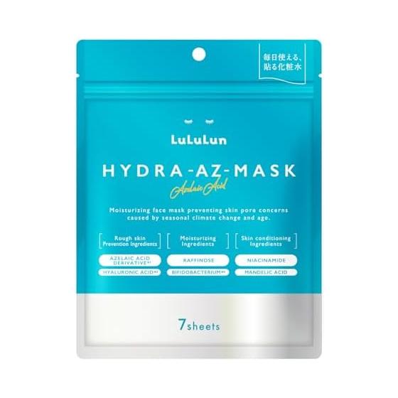LuLuLun LuLuLun Hydra AZ Mask 7 Pieces Pack Face Pack Sheet Mask Face Moisturizing Pores