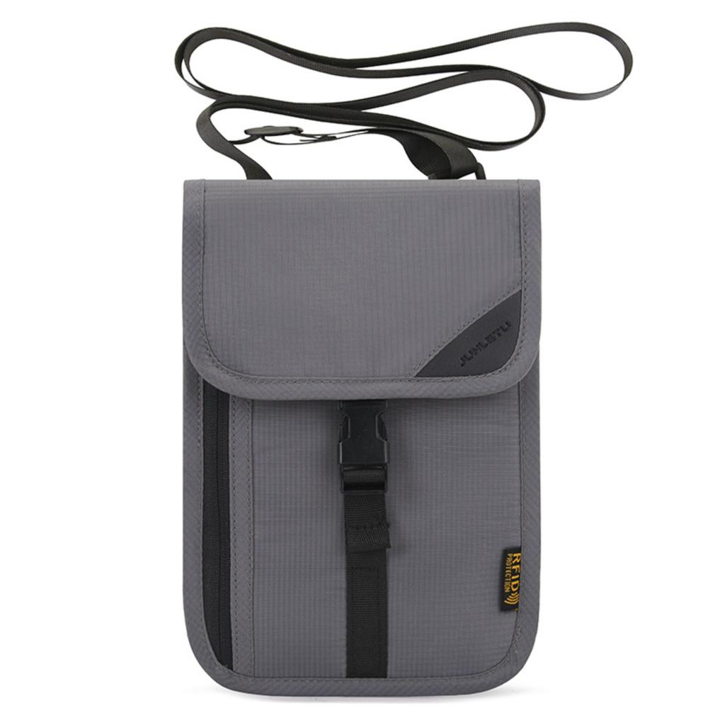 Multifunctional Neck Hanging Coin Purse Protective Cover Passport Document Bag
