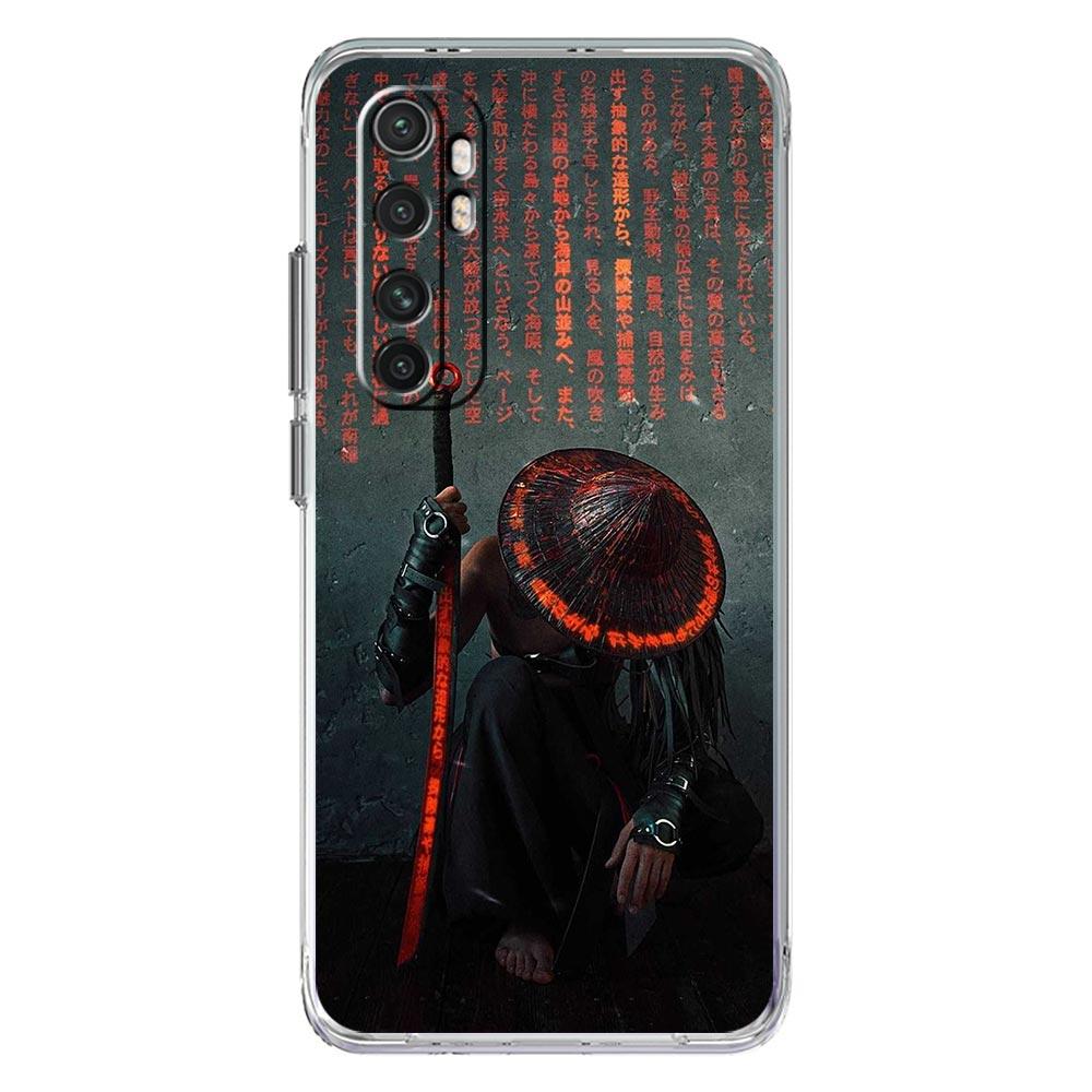 

Чехол для телефона для Xiaomi Mi Poco X7 X6 X5 NFC X3 F7 Ultra F6 Pro F3 15 14T 14 13T 11 12 13 Lite ТПУ Чехол Японское искусство самураев Xiaomi 14T