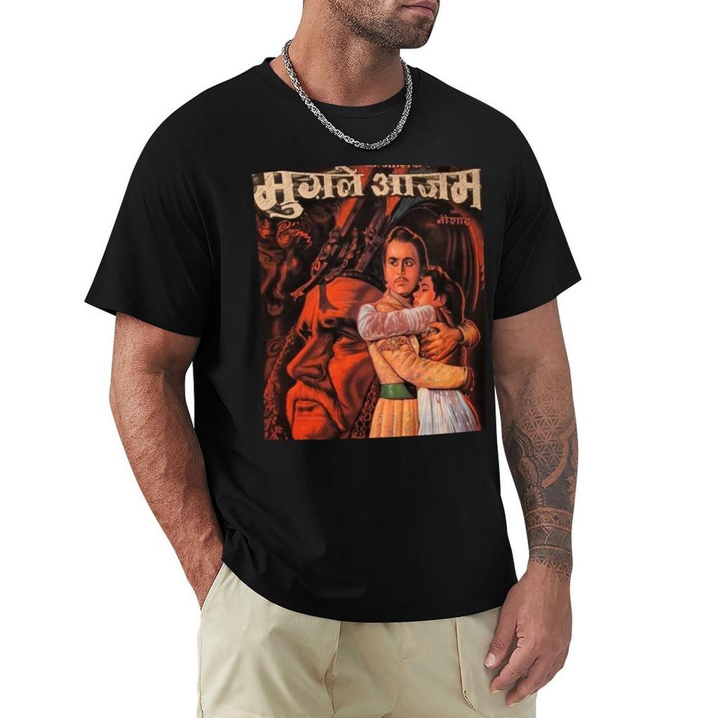 MughalEAzam Poster TShirt graphic tee shirt summer 2025 blue lock t shirts men