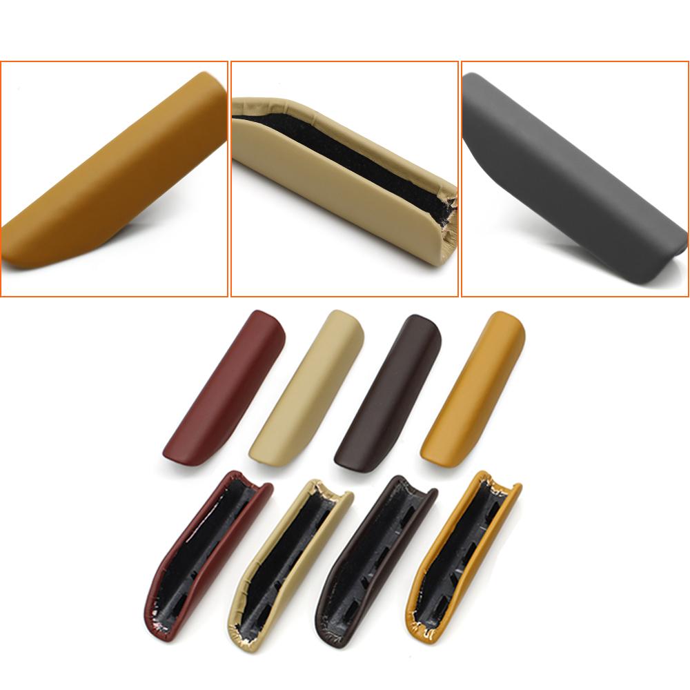 Car Interior Left Right Door Inner Pull Handle Leather Outer Cover Trim For Porsche Cayman Boxster 981 718 982 911 991 2012-2023