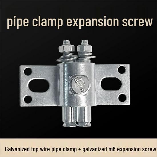 Stainless Steel Double U-Shaped Clamp for Delivery Bed/Galvanized Greenhouse Hose Tube Fastener