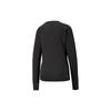Puma W Seasons Polypropylene Raincell Long Sleeve Solid Color Crew Neck Pullover Casual T-Shirt Women Tops Black 523228-01