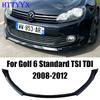 Für Golf 6 MK6 TSI TDI Standard 2008 2009 2010 2012 Maxton Style Auto Frontstoßstange Splitter Lippe Diffusor Bodykit Spoiler Schutz