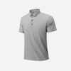 Ice Silk Seamless POLO Shirt Men's Lapel POLO Shirt Short-sleeved Men's Large Size Summer T-shirt